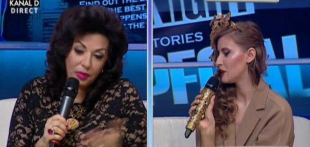 CONFRUNTARE CU SCANTEI: CARMEN HARRA VERSUS IULIA ALBU INTR-O EMISIUNE TV