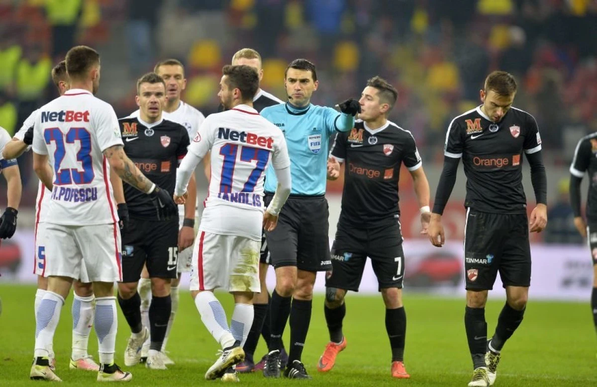 Consolare palidă pentru Haţegan! Va arbitra derby-ul Dinamo - FCSB, din optimile Cupei