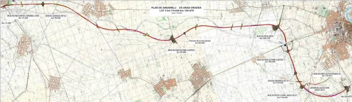 Contractele pentru Drumul Expres Arad–Oradea, complet semnate. Lotul 3 intră în execuție