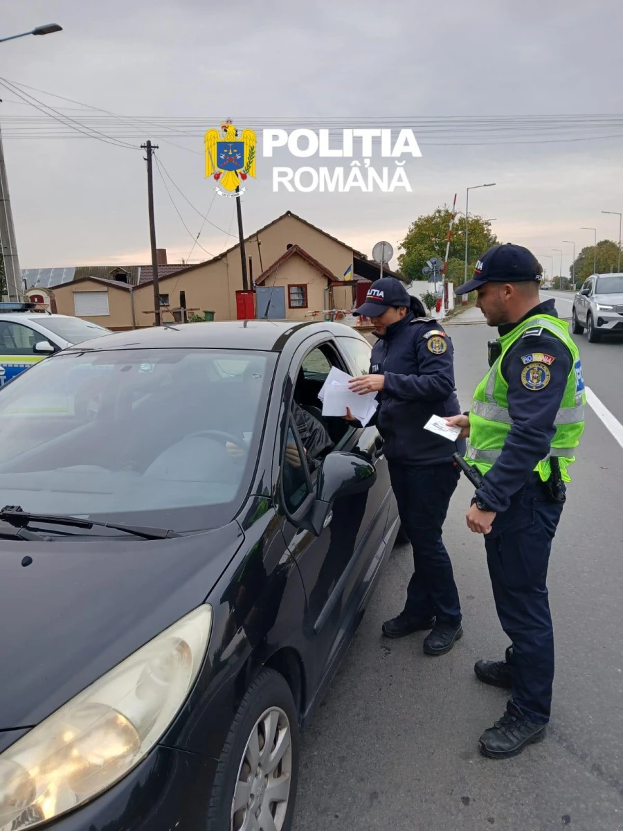 Controale la trecerile la nivel cu calea ferată din Arad: amenzi de 34.600 de lei și un permis reținut