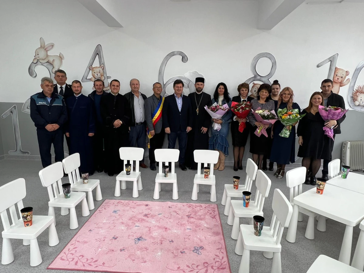 Copiii din Hășmaș vor învăța într-o grădiniță modernă, frumos amenajată, cu acces la tehnologie