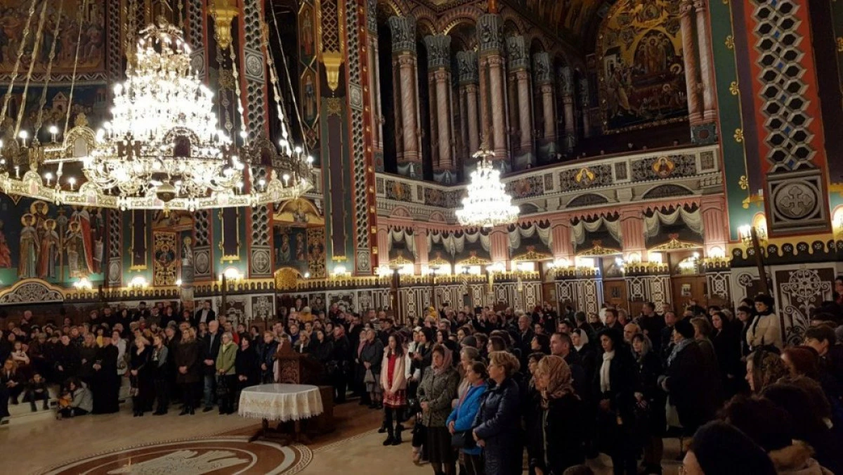 Corala preoților Arhiepiscopiei Aradului a concertat la Catedrala „Sfânta Treime”