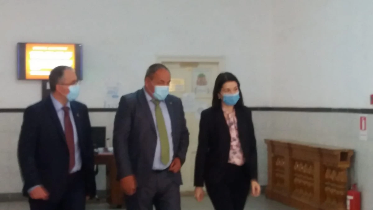 Corina Alina Corbu, Preşedintele Înaltei Curţi de Casaţie şi Justiţie, în vizită la Tribunalul Arad