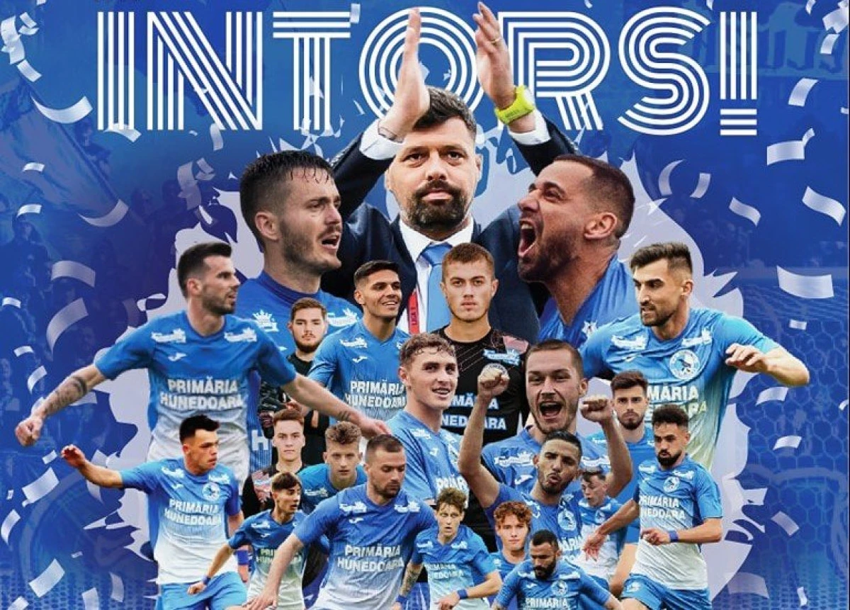 Corvinul și CSM Reșița au promovat în Liga a II-a! Patru arădeni sărbătoresc la Hunedoara