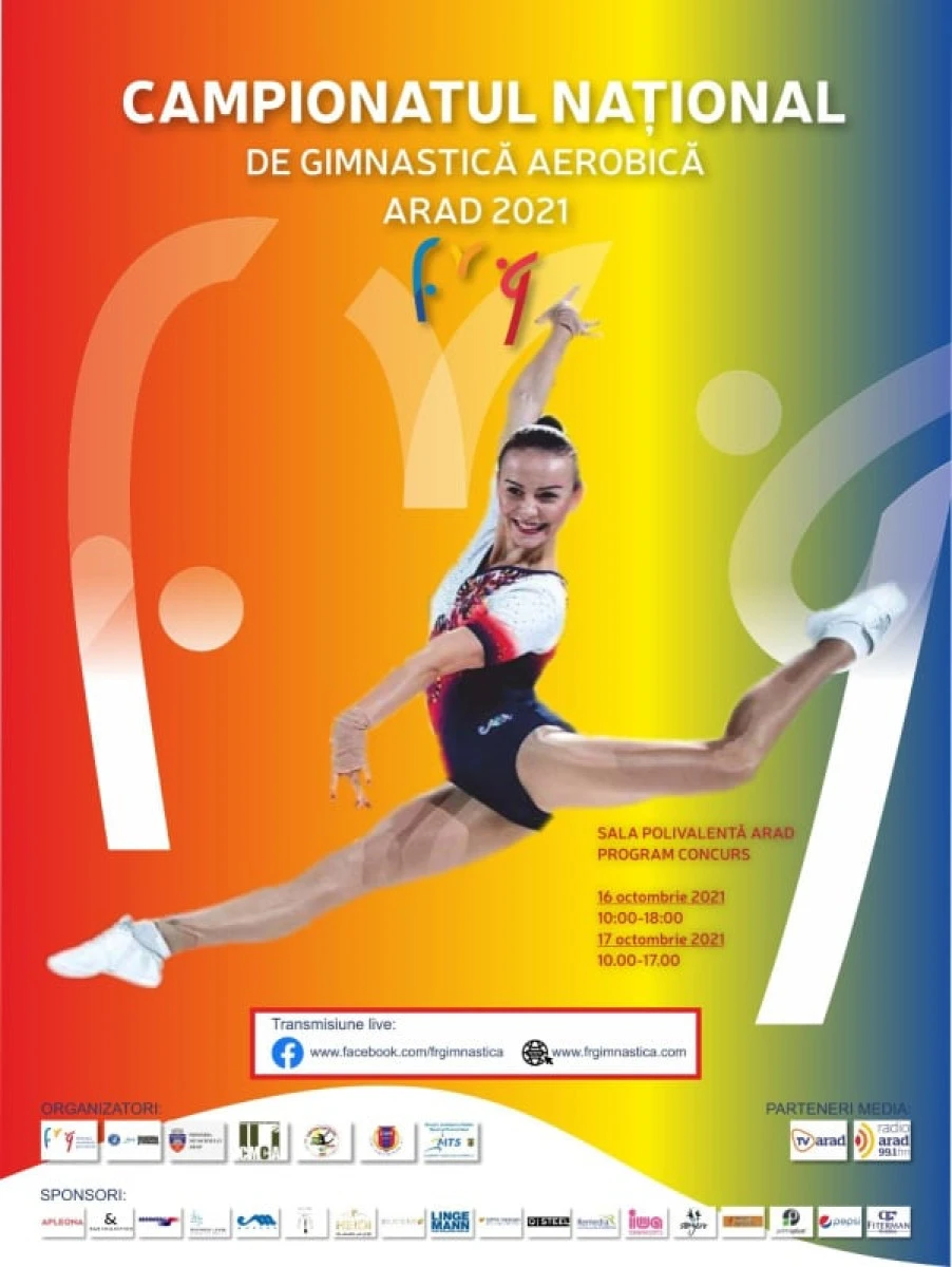 “Crema” gimnasticii aerobice româneşti e în weekend, la Arad! Polivalenta găzduieşte Naţionalele de juniori şi seniori