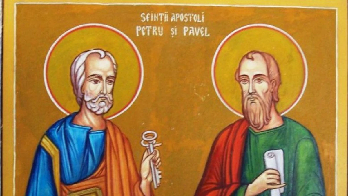Creștinii îi sărbătoresc astăzi pe sfinții apostoli Petru și Pavel