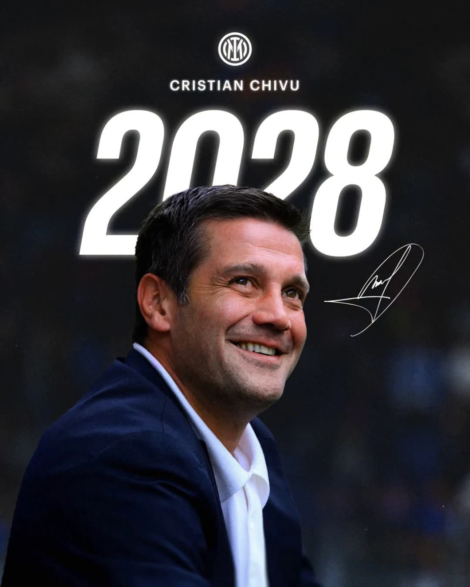 Cristi Chivu și-a prelungit contractul cu Inter până în 2028