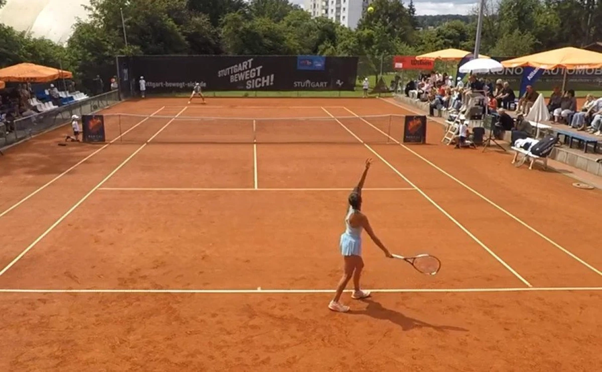 Cristina Dinu, de la Sportsin Arad, finalistă la simplu și campioană la dublu la ITF 35k Stuttgart