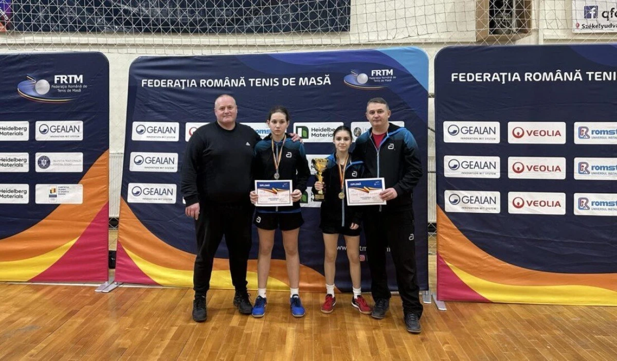 CSM Arad are două jucătoare în cantonamentul talentelor europene la tenis de masă