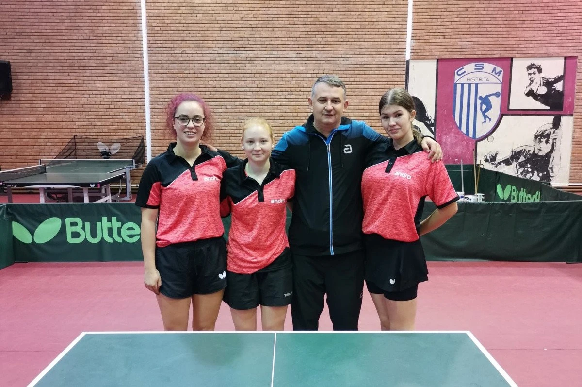 CSM Arad are trei jucătoare de tenis de masă incluse în loturile naționale de junioare și tineret