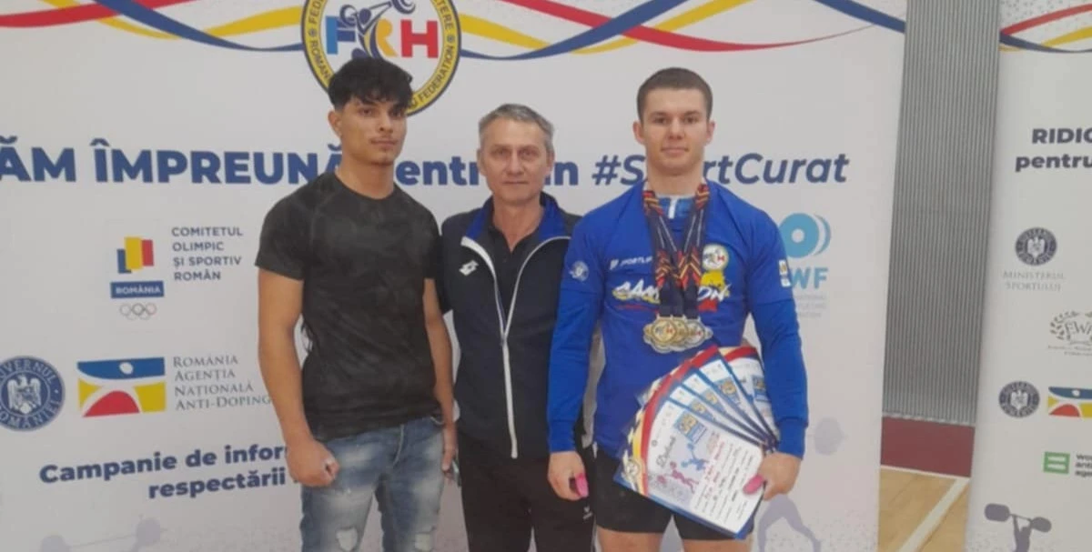 CSM Arad, zece medalii la Naționalele de haltere pentru tineret și seniori