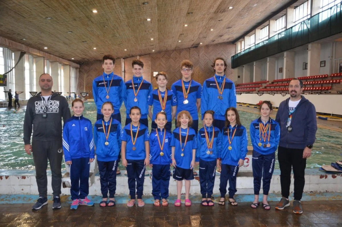 CSS Gloria a urcat pe podiumul Cupei Bega la nataţie