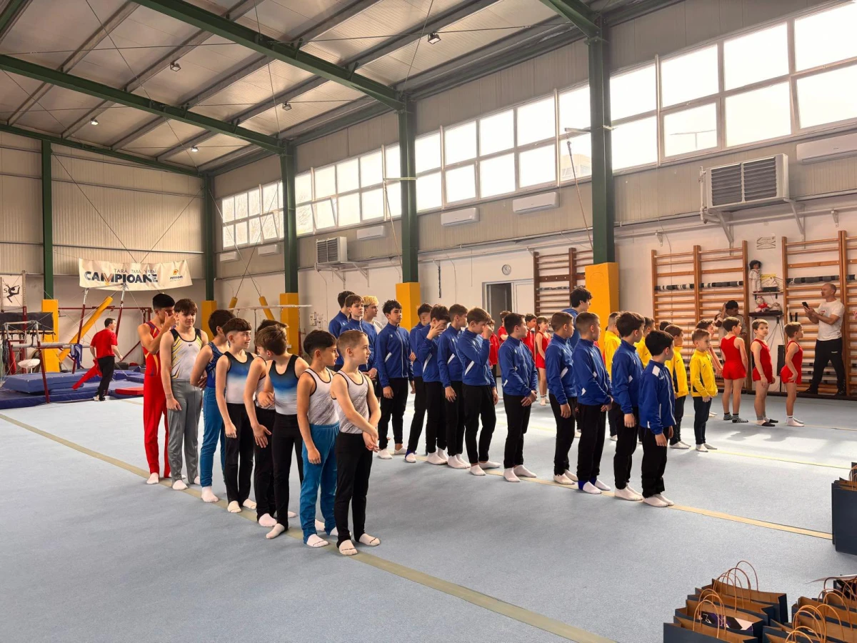 CSS Gloria Arad a organizat un concurs de verificare pentru gimnaști, înaintea competițiilor naționale