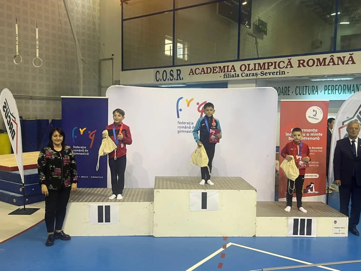 CSȘ Gloria Arad are campion național la gimnastică artistică, categoria juniori III (FOTO)