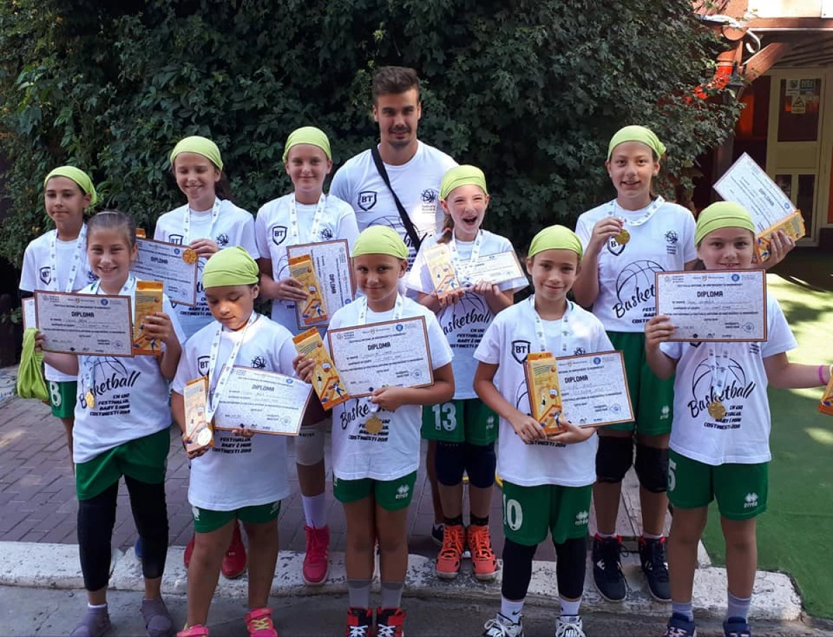 CSS Gloria Arad s-a remarcat la Festivalul de babybaschet