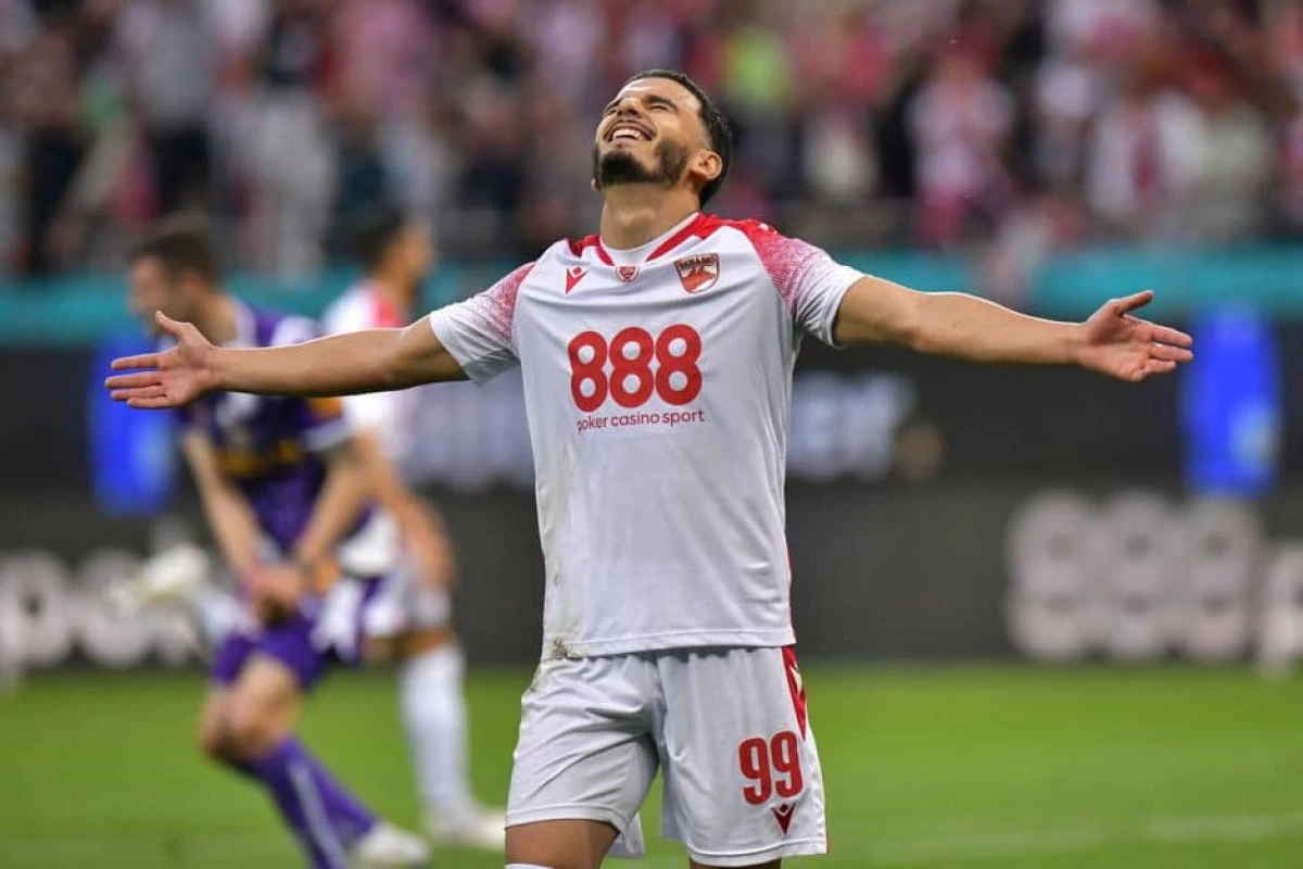 Cu un Ghezali sclipitor în prima manșă a barajului pentru SuperLigă, Dinamo a distrus-o pe FC Argeș