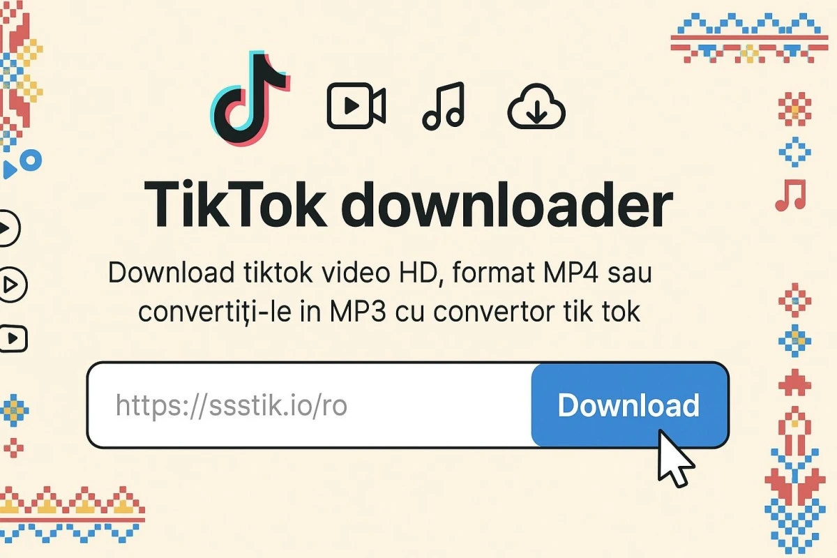 Cum se descarca video TikTok fara filigran rapid si gratuit folosind sssTik