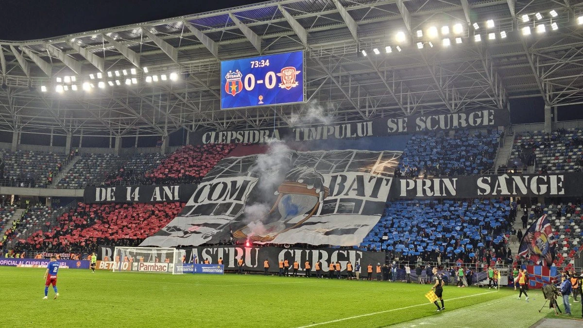Cupa României: derby-ul Steaua - Rapid, spectacol doar în tribune! Pecica e deja eliminată