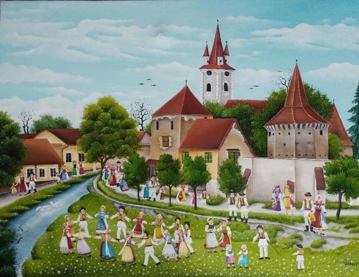 Curs de pictură naivă, la Şcoala Populară de Arte Arad