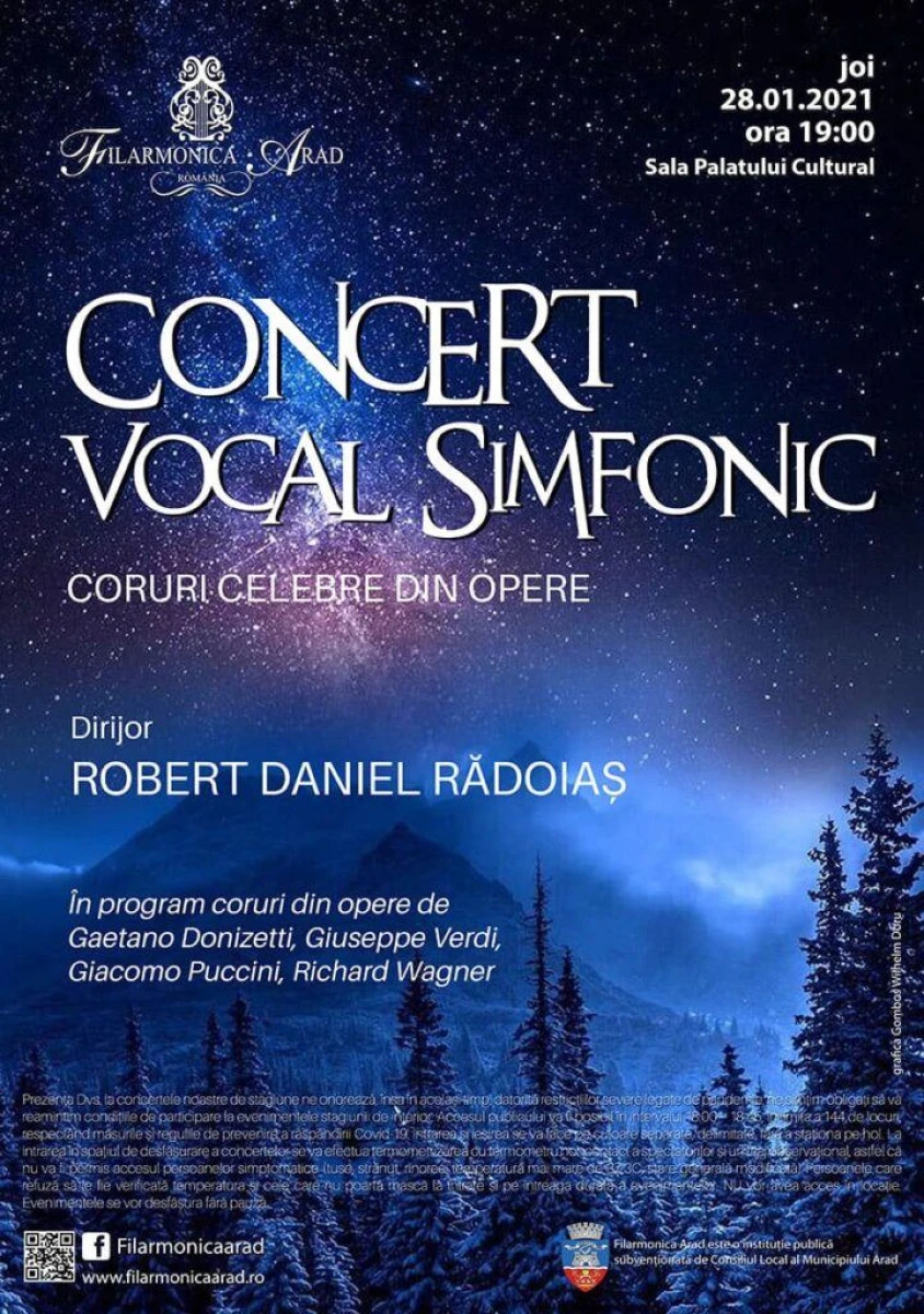 Daniel Rădoiaș va dirija concertul de mâine al Filarmonicii, care cuprinde coruri din opere celebre