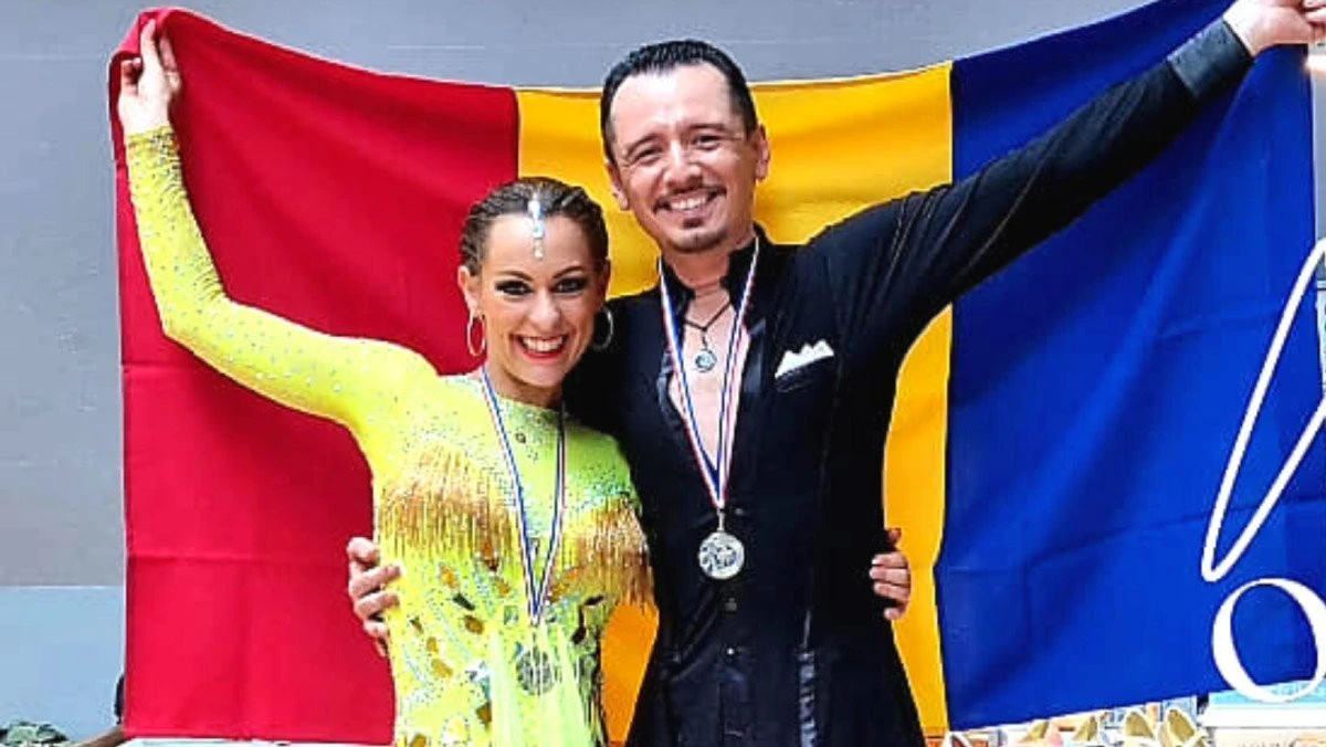 Dansatorii arădeni Patrik și Andreea Haizăr sunt campioni naționali la Seniori 1 Latino