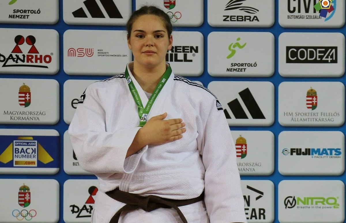 Daria Tudorache a luat medalia de aur la Cupa Europeană de judo pentru cadeți! (FOTO)