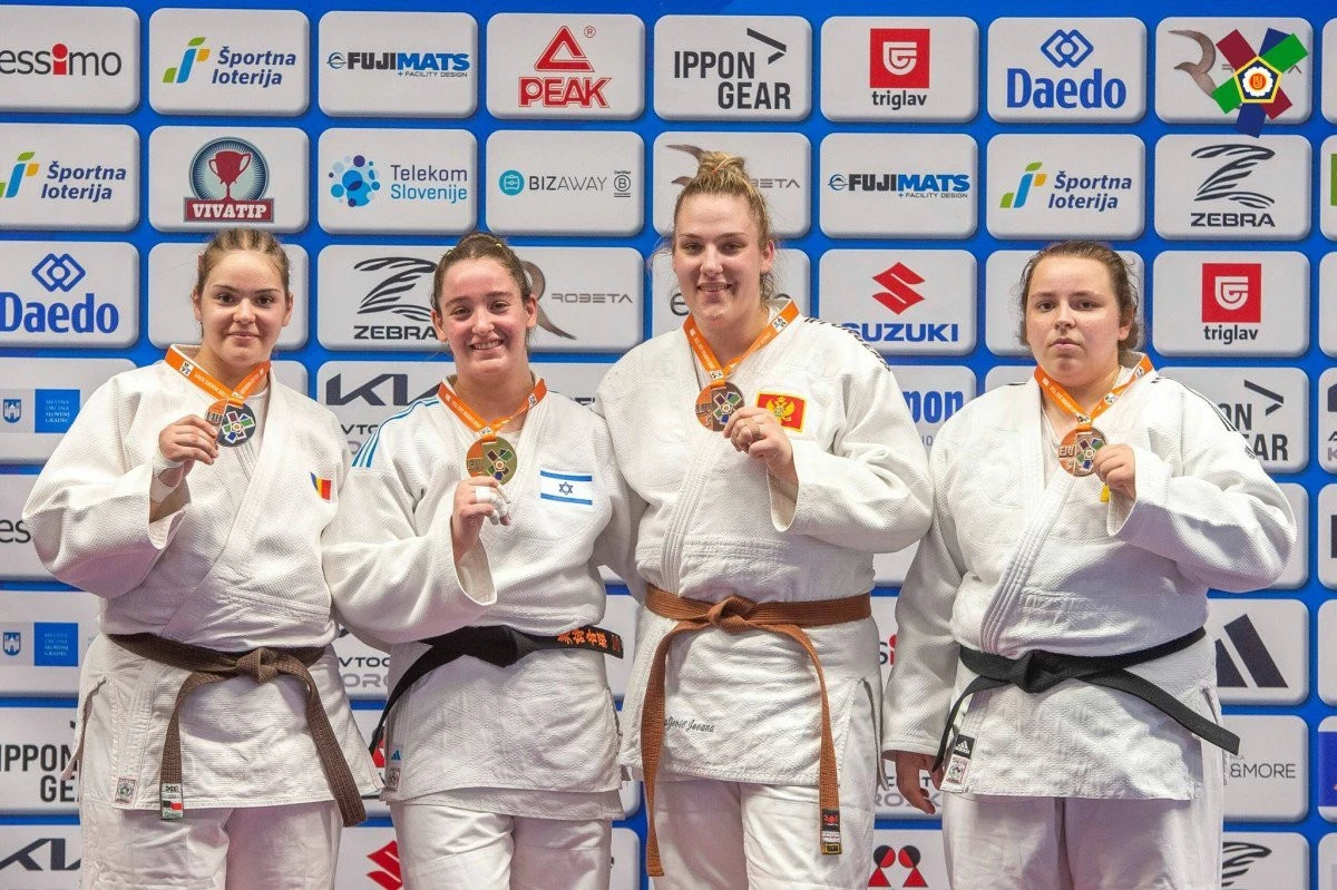 Daria Tudorache, judoka de la CSM Arad, a luat argintul la Cupa Europeană de juniori!