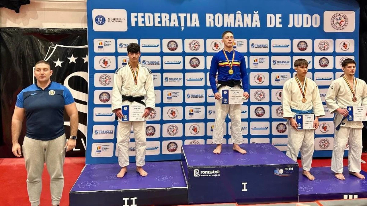 David Mercea, judoka legitimat la CSM Arad, este campion național de cadeți
