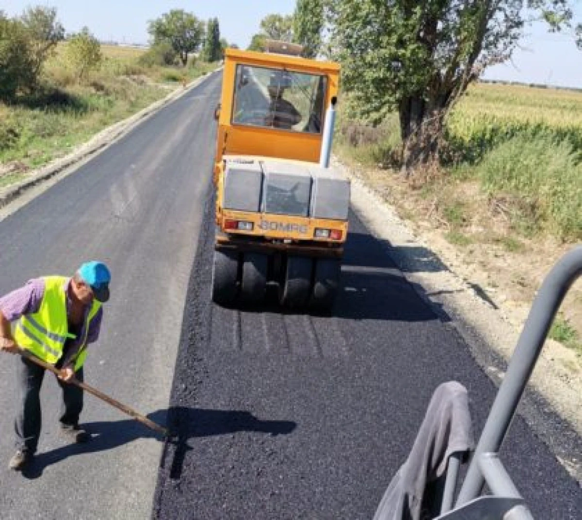 De cascadorii... plânsului: se refac lucrările pe drumul Arad-Şiria