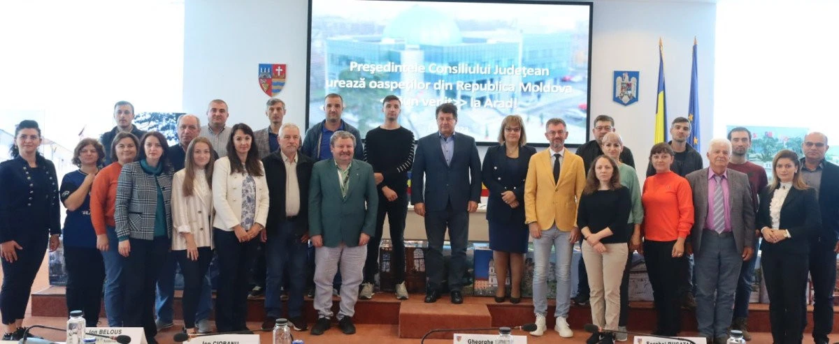 Delegație din Moldova, în vizită la Arad
