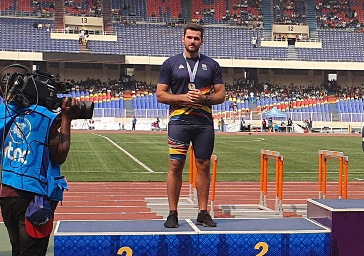 Denis Both a aruncat sulița pentru medalia de argint, la Jocurile Francofoniei!