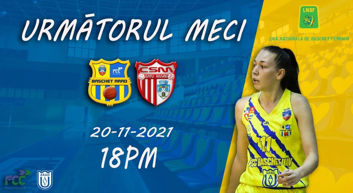 Derby încins sub coş! Aradul dă primul test important al sezonului, cu CSM Satu Mare