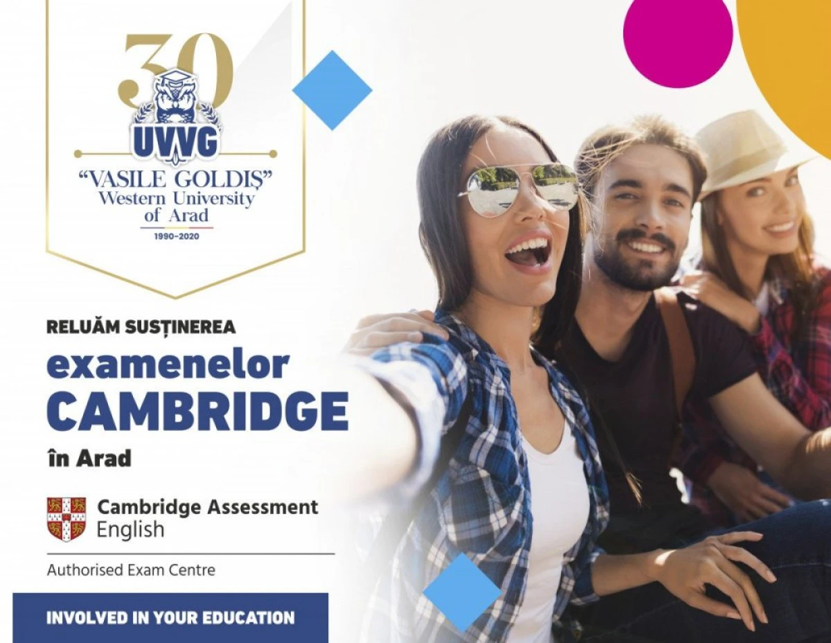 Din 22 mai se reiau examenele Cambridge în Arad