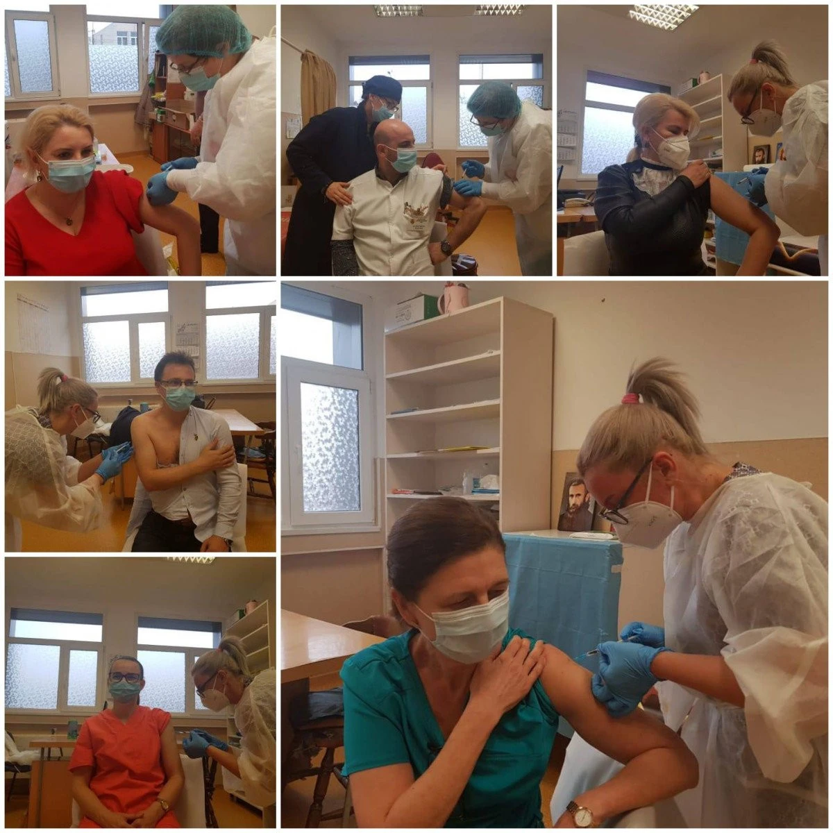 Directorii Spitalului Județean, DSP și ai Ambulanței s-au vaccinat anti Covid