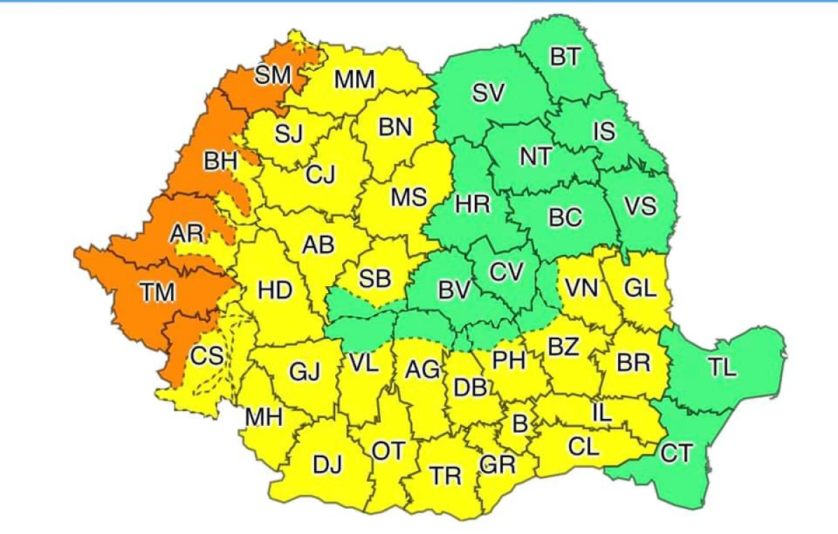 Disconfortul termic va depăși cu mult pragul critic la Arad