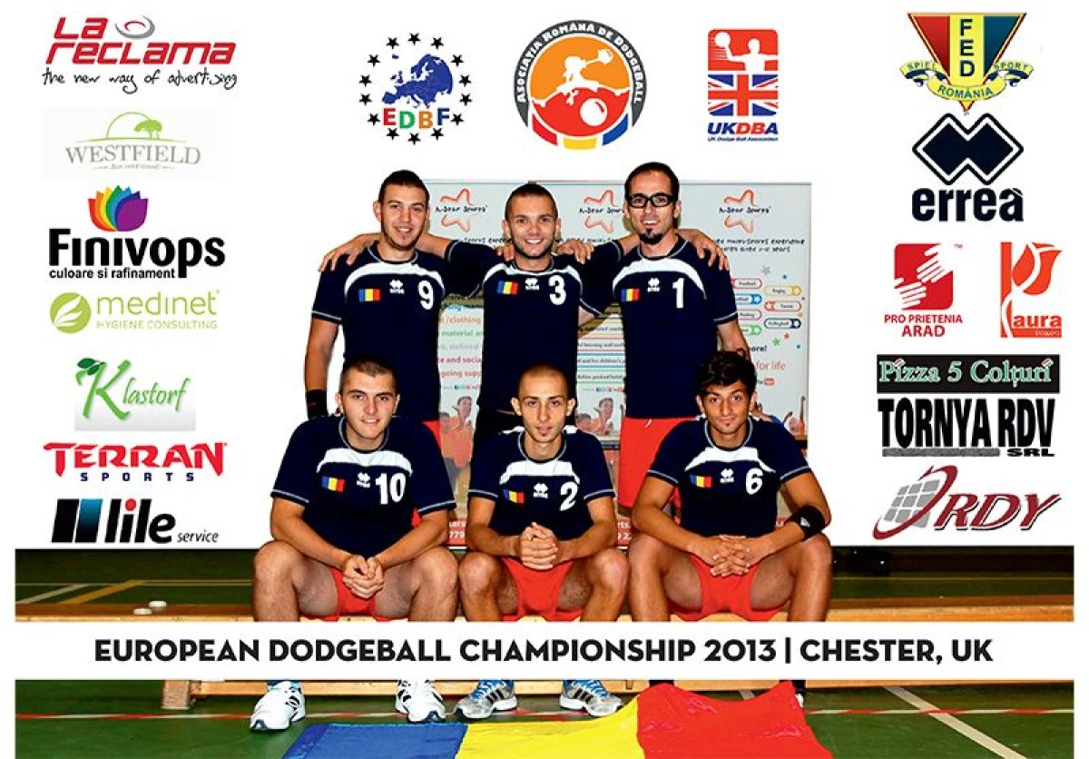 DODGEBALL ARAD REPREZINTA ROMANIA LA CAMPIONATUL EUROPEAN