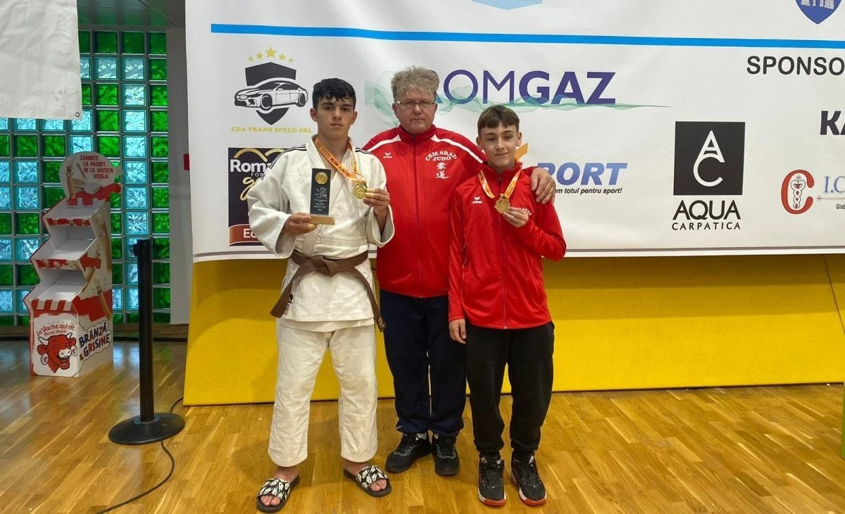 Doi judoka ai CSM Arad au fost medaliați la turneul internațional ”Alina Dumitru” (FOTO)
