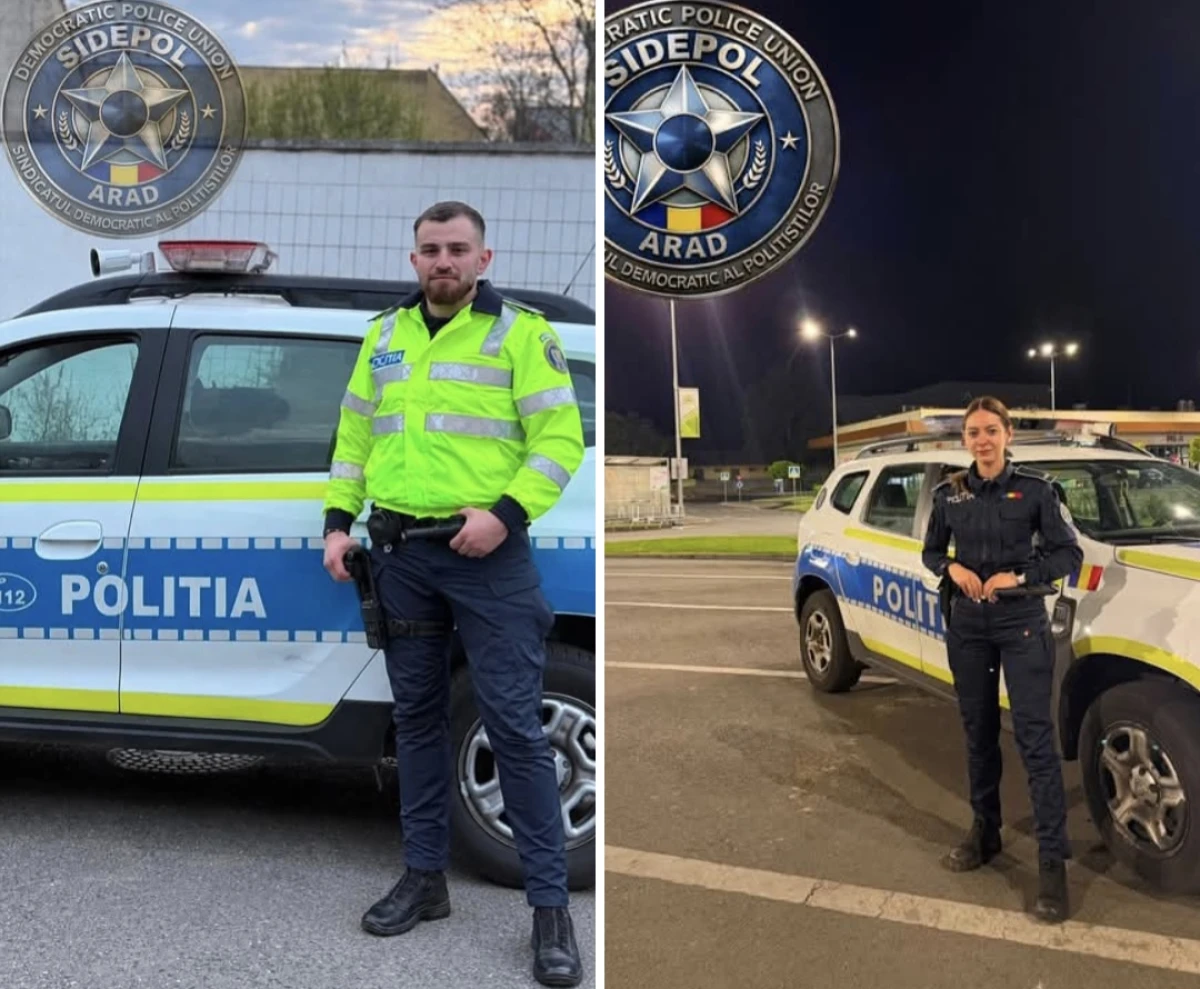 Doi polițiști din Arad au refuzat mita oferită de un șofer oprit în trafic