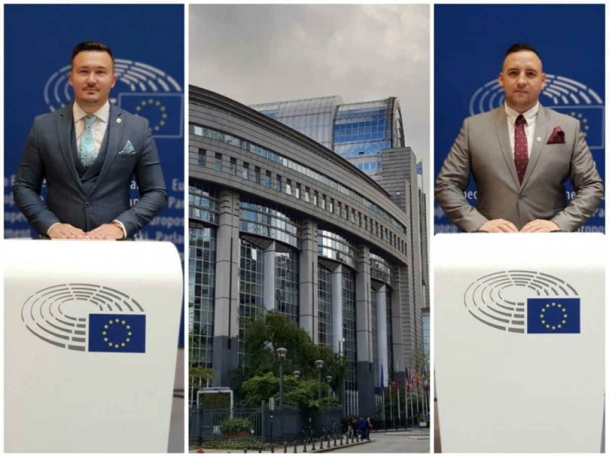 Doi tineri din ALDE Arad, la Parlamentul European din Bruxelles