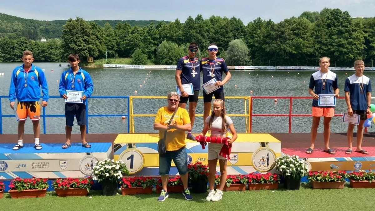 Doi tineri kaiaciști de la CSȘ Gloria Arad au luat argintul la Naționalele Școlare