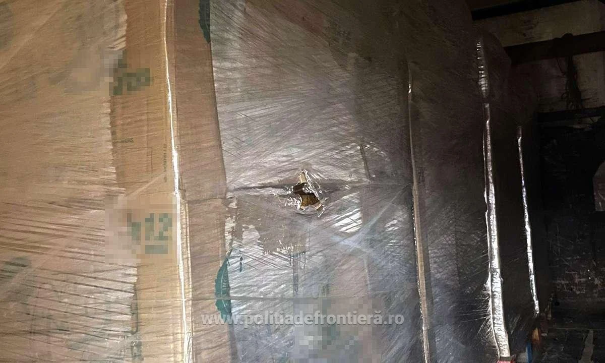 Doisprezece cetățeni străini, depistați ascunși în cutii dintr-o autoutilitară, la Nădlac
