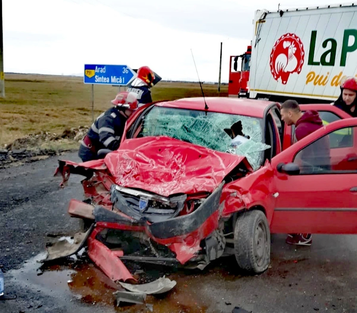 Două accidente grave au avul loc, în mai puțin de 30 de minute, în județul Arad