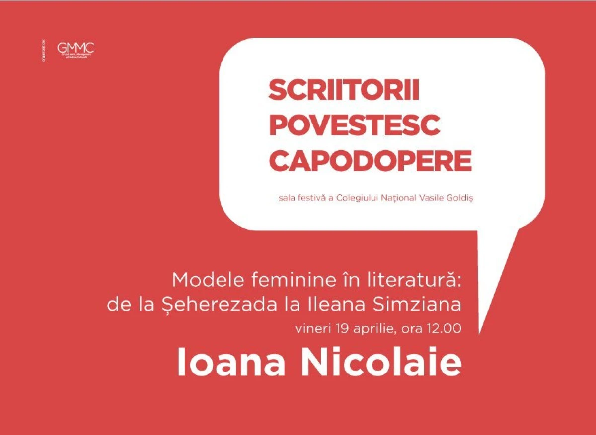 Două evenimente cu scriitoarea Ioana Nicolaie, la Arad