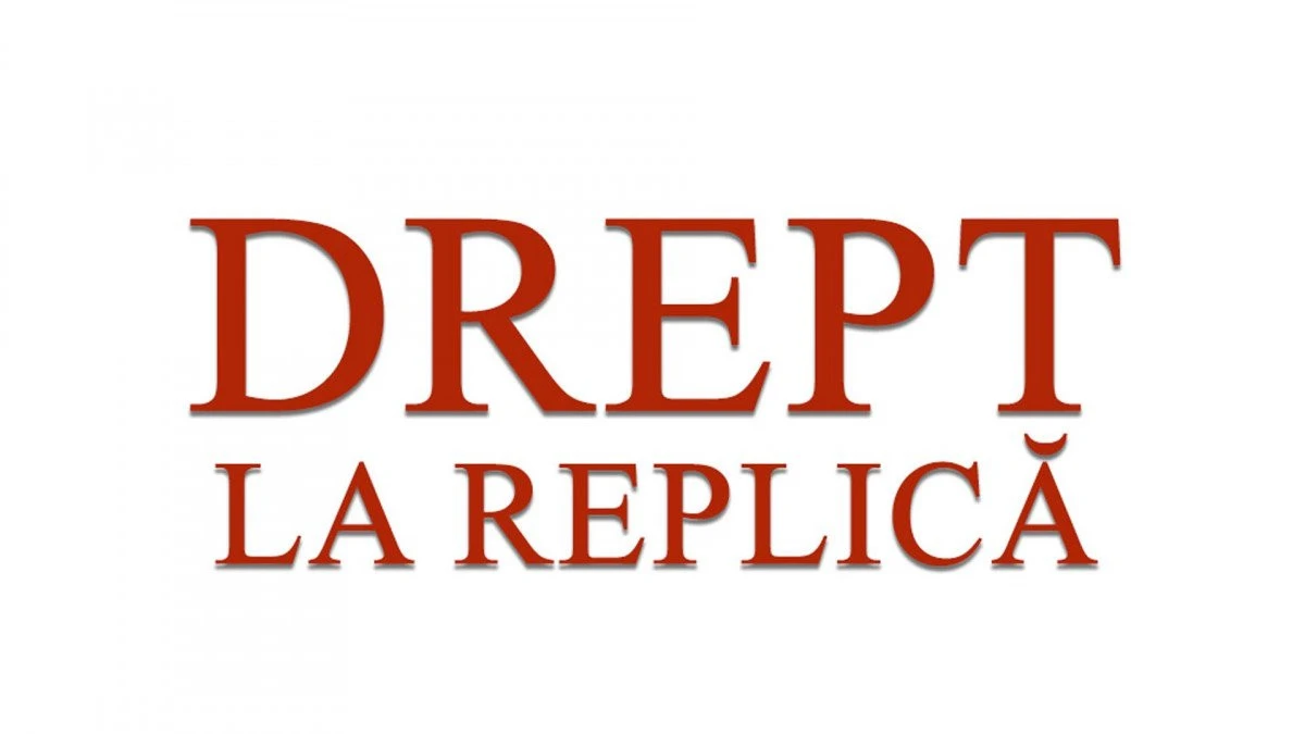 DREPT LA REPLICĂ