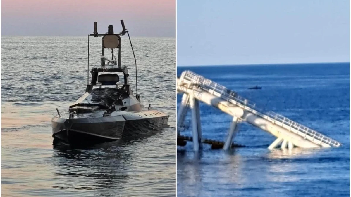 Dronă marină încărcată cu explozibil, distrusă de Armata Română în apropierea platformei Neptun Deep