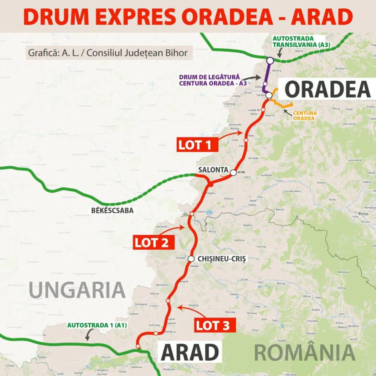 Drumul expres Arad–Oradea, inclus în programul de guvernare al premierului desemnat Luca Niculescu