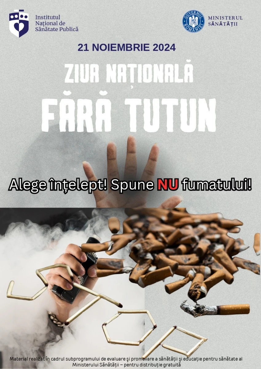 DSP Arad: Alege înțelept! Spune NU fumatului!