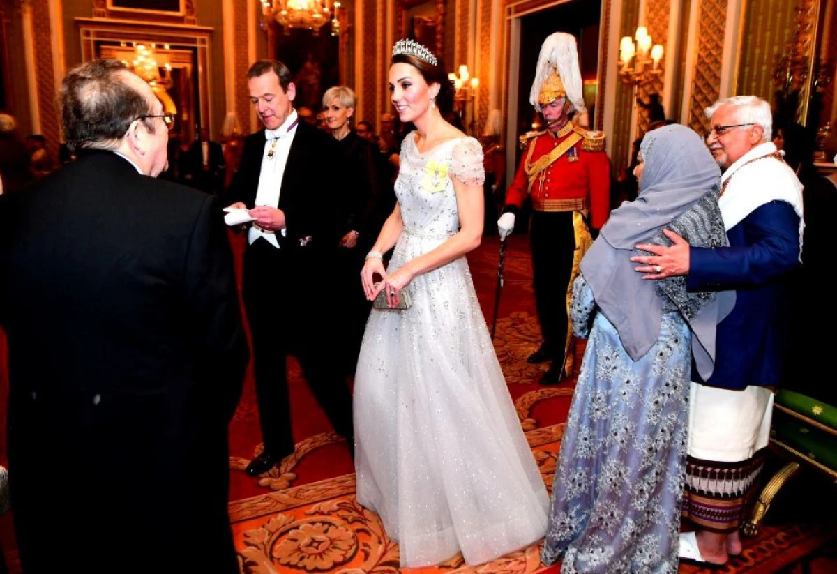 Ducesa de Cambridge a strălucit din nou cu tiara preferată a Prințesei Diana