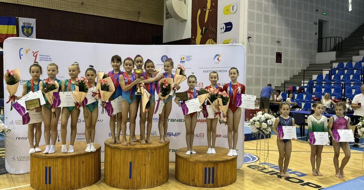 Echipa de junioare III a CSM Arad este campioană națională la gimnastică artistică