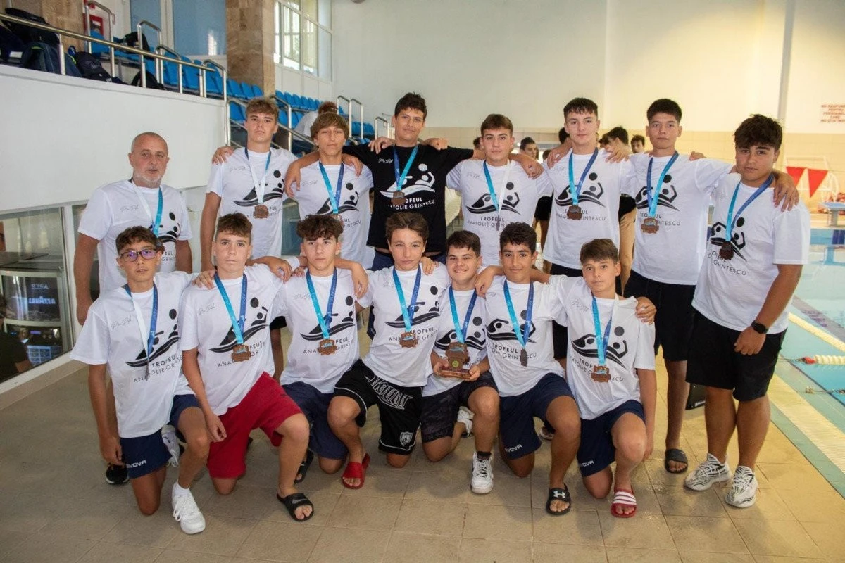 Echipa de polo U16 de la AMEFA Arad s-a clasat pe podium la Trofeul Anatolie Grințescu